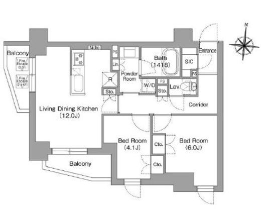 プラネソシエプラス旗の台 301