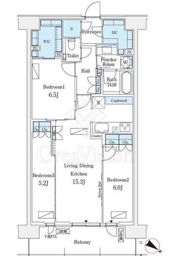 ロイヤルパークス有明 1515