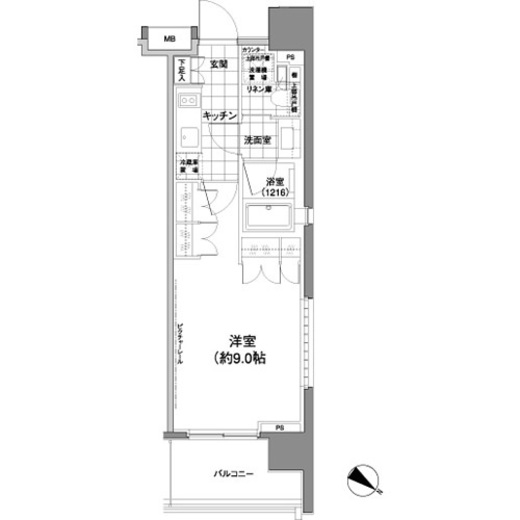 パークハビオ渋谷神山町 1001